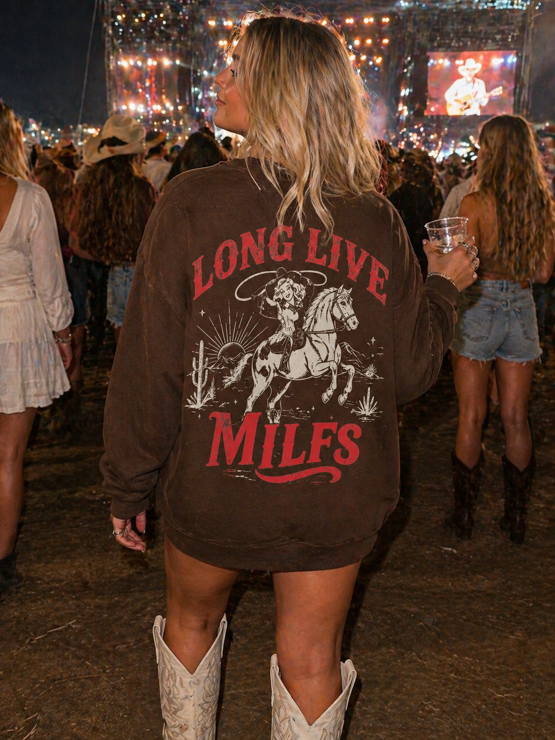 LONG LIVE MILFS SWEATSHIRT